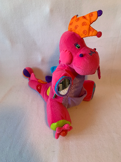 Weighted stuffed animal, small dragon sensory toy with 2-3 lbs, AUTISM WEIGHTED PLUSH, washable buddy