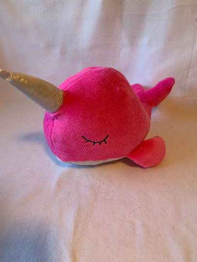 Large Weighted stuffed animal, narwhal, dolphin, manatee or orca whale with 5-6 lbs, washable, plush weighted buddy, AUTISM PLUSH FISH