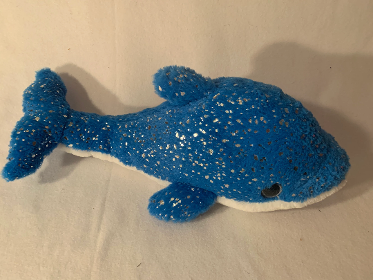 Large Weighted stuffed animal, narwhal, dolphin, manatee or orca whale with 5-6 lbs, washable, plush weighted buddy, AUTISM PLUSH FISH