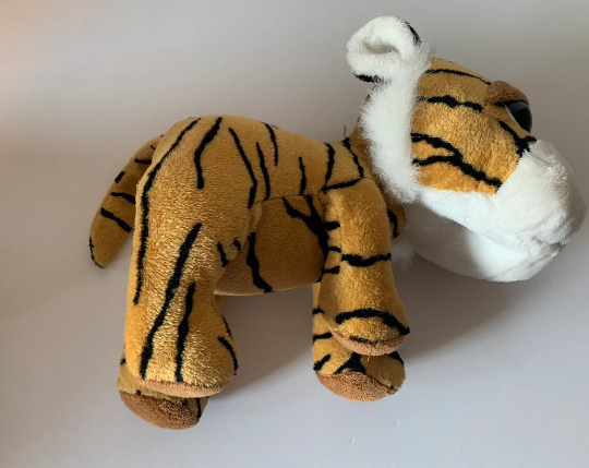 Weighted stuffed animal - tiger sensory toy with 2 1/2-3 lbs, autism sensory toy, leopard, plush weighted buddy