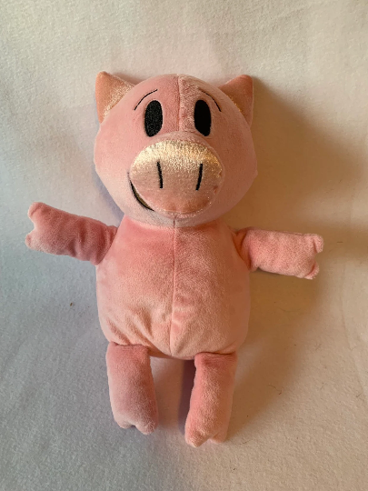Weighted stuffed animal, pig sensory toy in 3 lbs, AUTISM PLUSH TOY, washable plush buddy