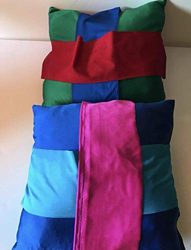 Large Weighted Fidget stretch pillow with stretch bands, 12" and 2 lbs or 6" and 1 lb stretchy pillow, fidget pillow, lycra pillow