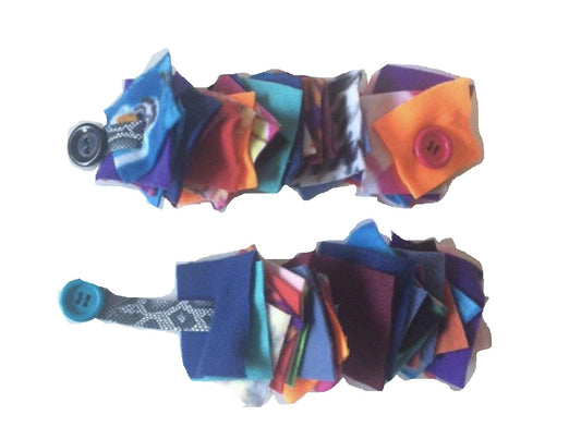 Button snake for fine motor skills, child fidget learning toy