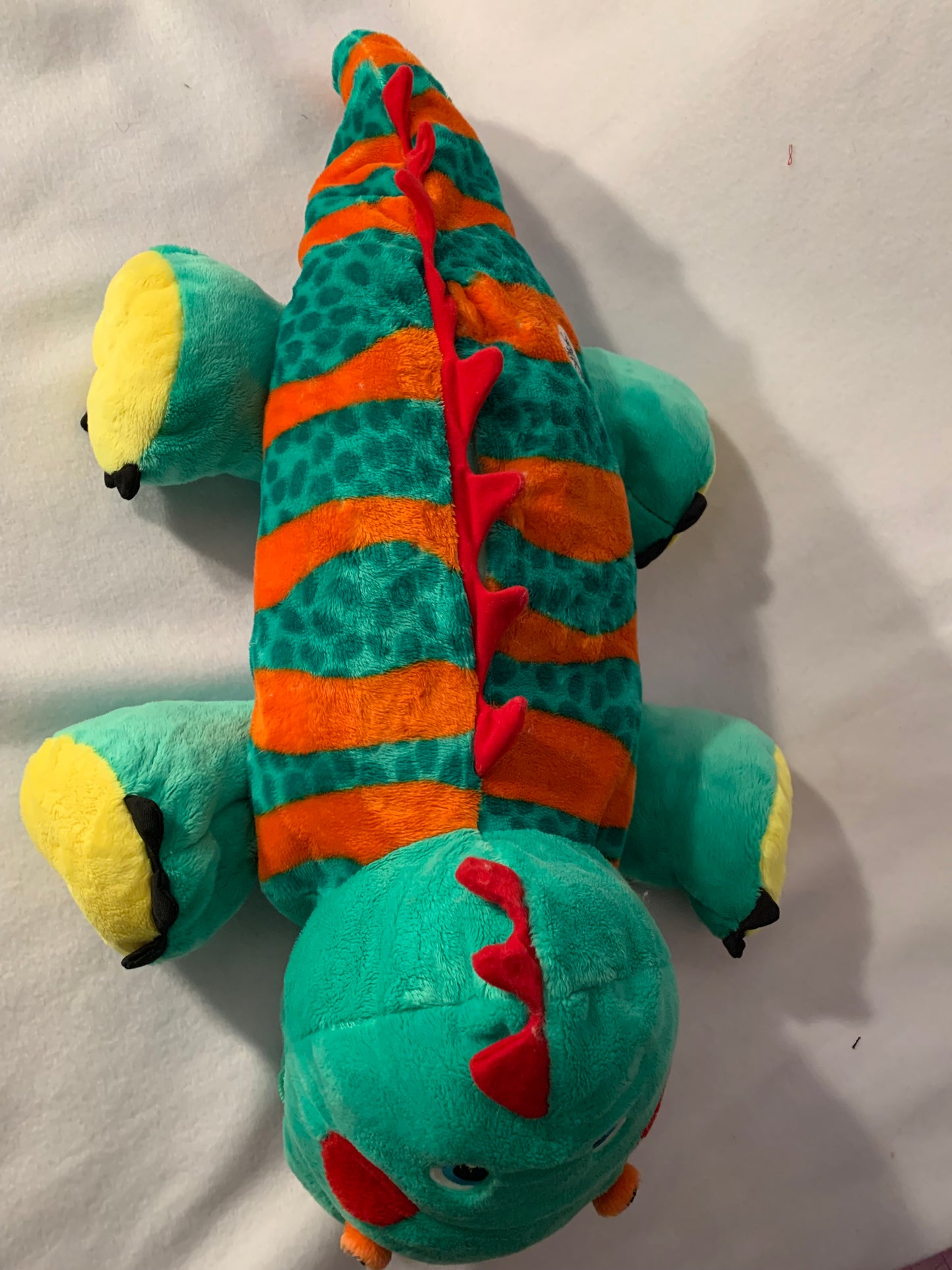 Weighted stuffed animal, JUMBO dragon or dinosaur sensory toy with 5-10 lbs, autism weighted buddy