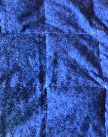 Weighted blanket, twin, dinosaurs with 10 lbs, washable flannel, child