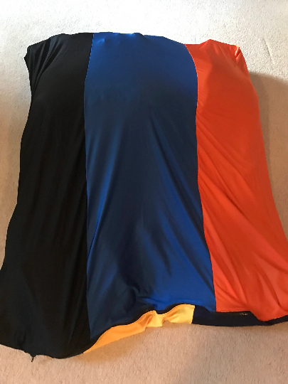 Lycra Crash Pad, spandex mat with zipper and handles, autism sensory toy