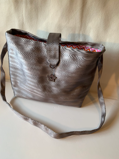 Extra Large seat belt tote for diaper bag, swim bag or weekender bag in 2 colors