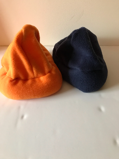 Adult weighted hats in fleece for compression, 2 lbs, AUTISM WEIGHTED HAT, washable