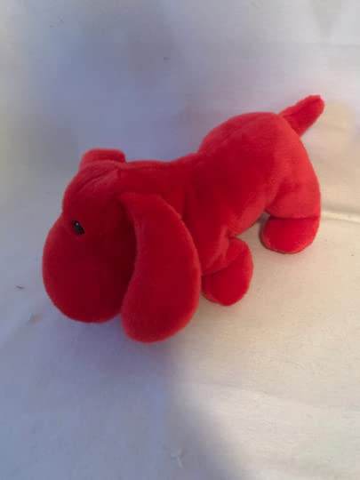 Aunt Sandy's Sewing Weighted Stuffed Animal, Big Red Dog with 2-3 lbs, Plush Dogs, Washable, Weighted Buddy, Lap Pad for Calming and Sleep
