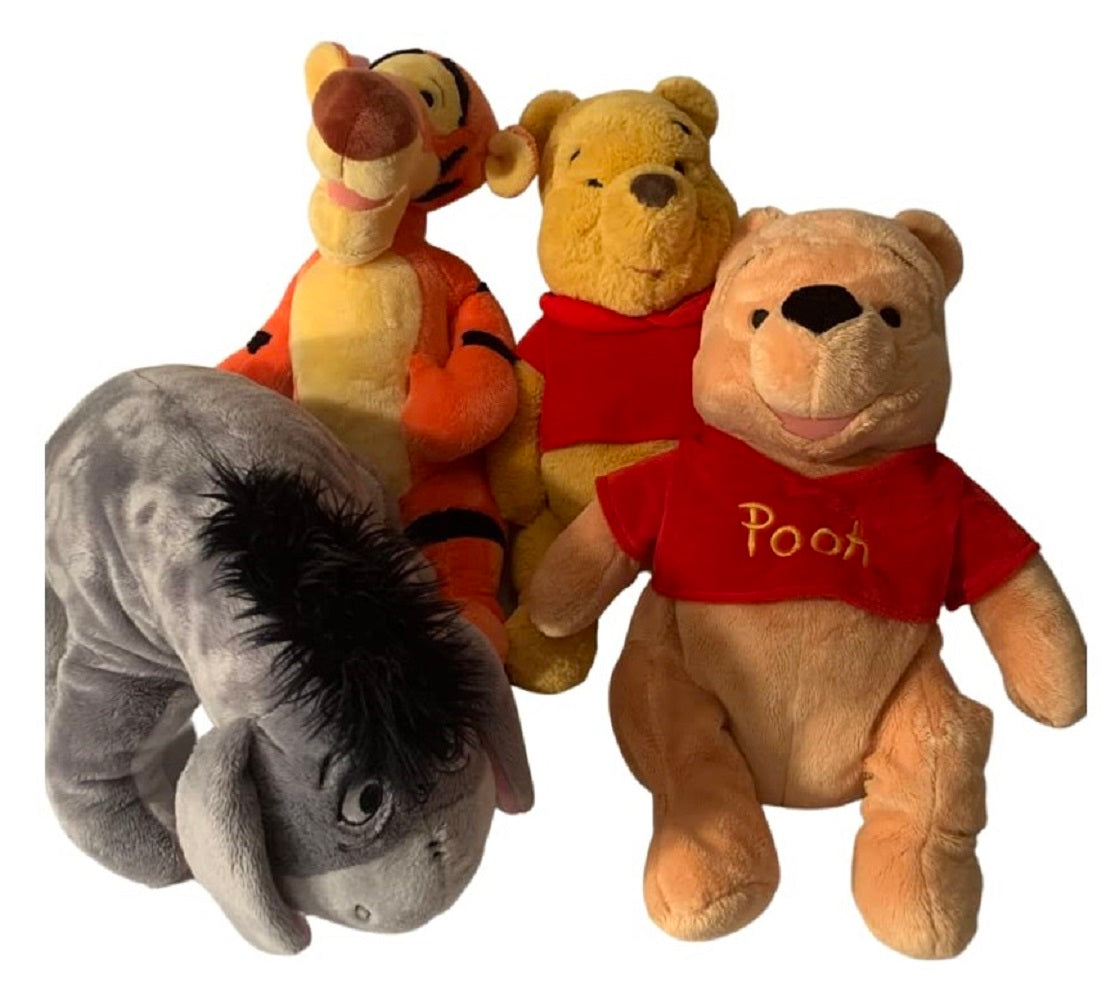 Weighted Stuffed Animal, Winnie the Pooh, Tigger or Eeyore with 4 lbs, washable buddy, autism sensory toy, plush bear, tiger, donkey
