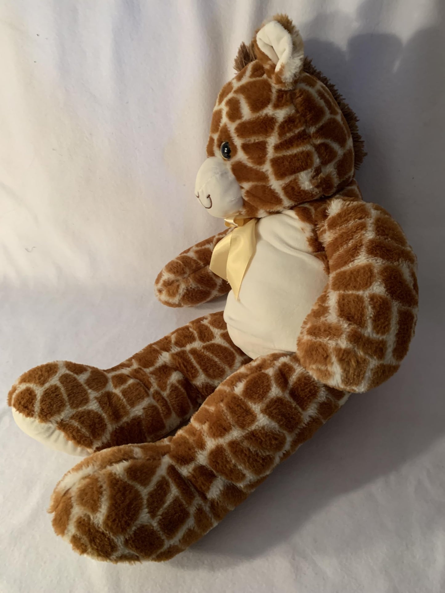 Jumbo WEIGHTED STUFFED ANIMAL, large giraffe sensory toy, with 20 lbs, washable