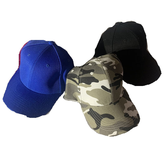 Weighted hat for compression and weight around rim of head, helps with calming, child/adult adjustable weighted baseball cap, black, blue, pink, camoflauge