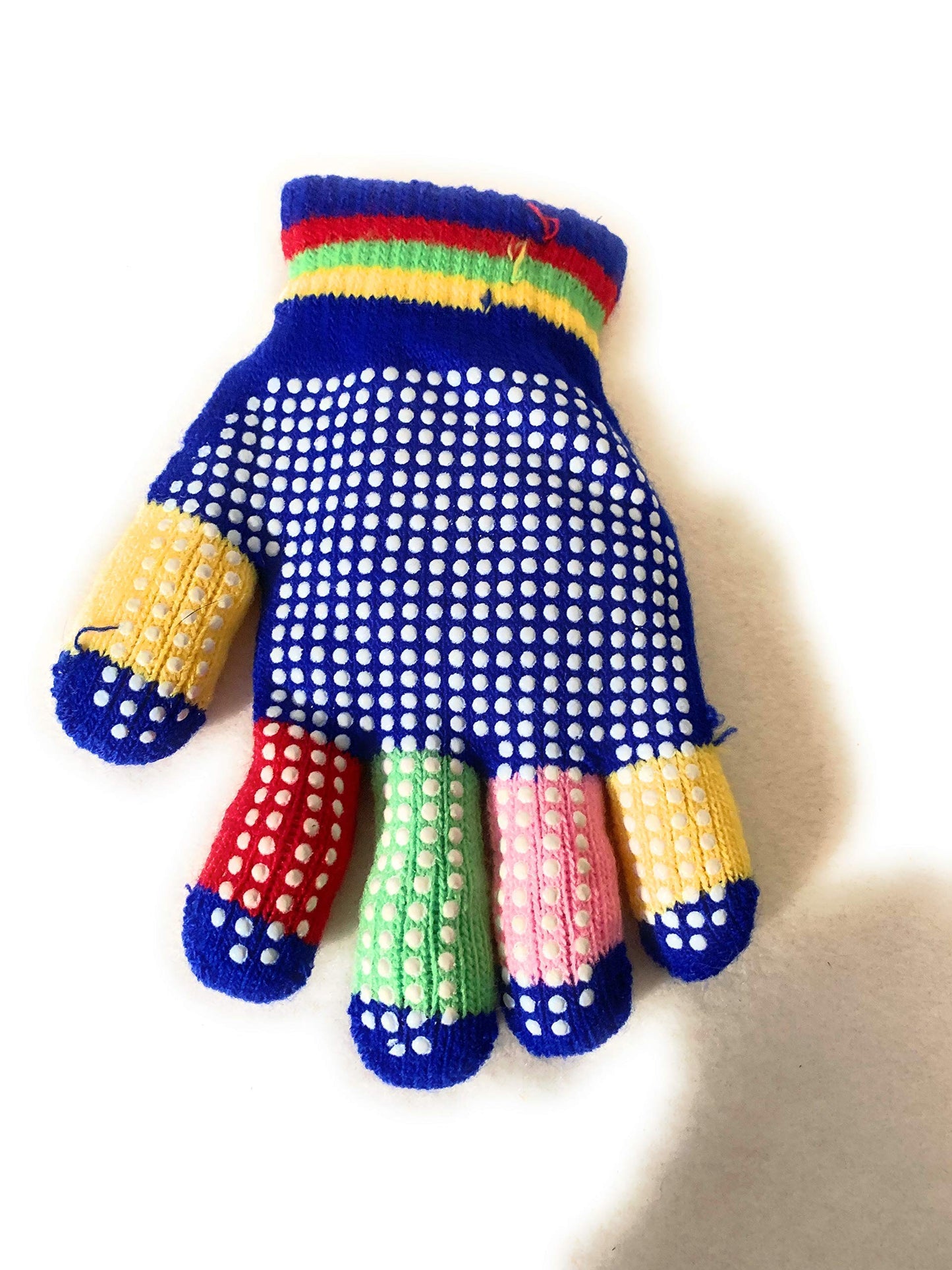 Small weighted glove fidget with marble and poly pellets, washable