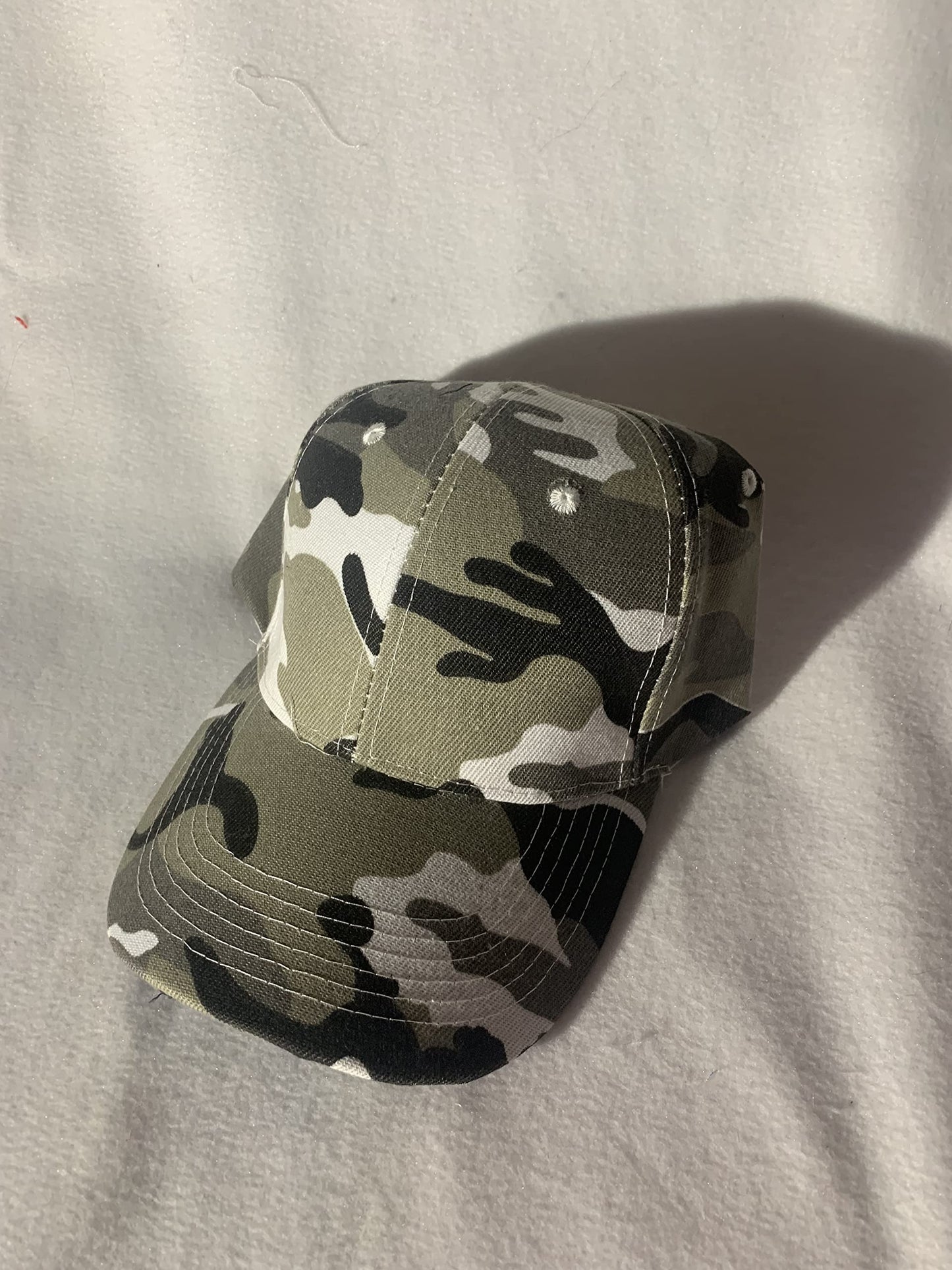Weighted hat for compression and weight around rim of head, helps with calming, child/adult adjustable weighted baseball cap, black, blue, pink, camoflauge