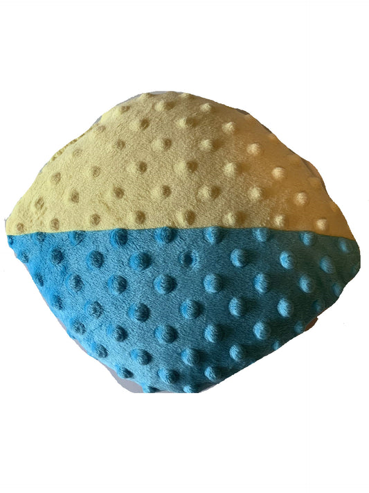 Weighted fidget pad, 2 lbs, minky, weighted carry ball, weighted bean bag, worry pet, washable plush buddy