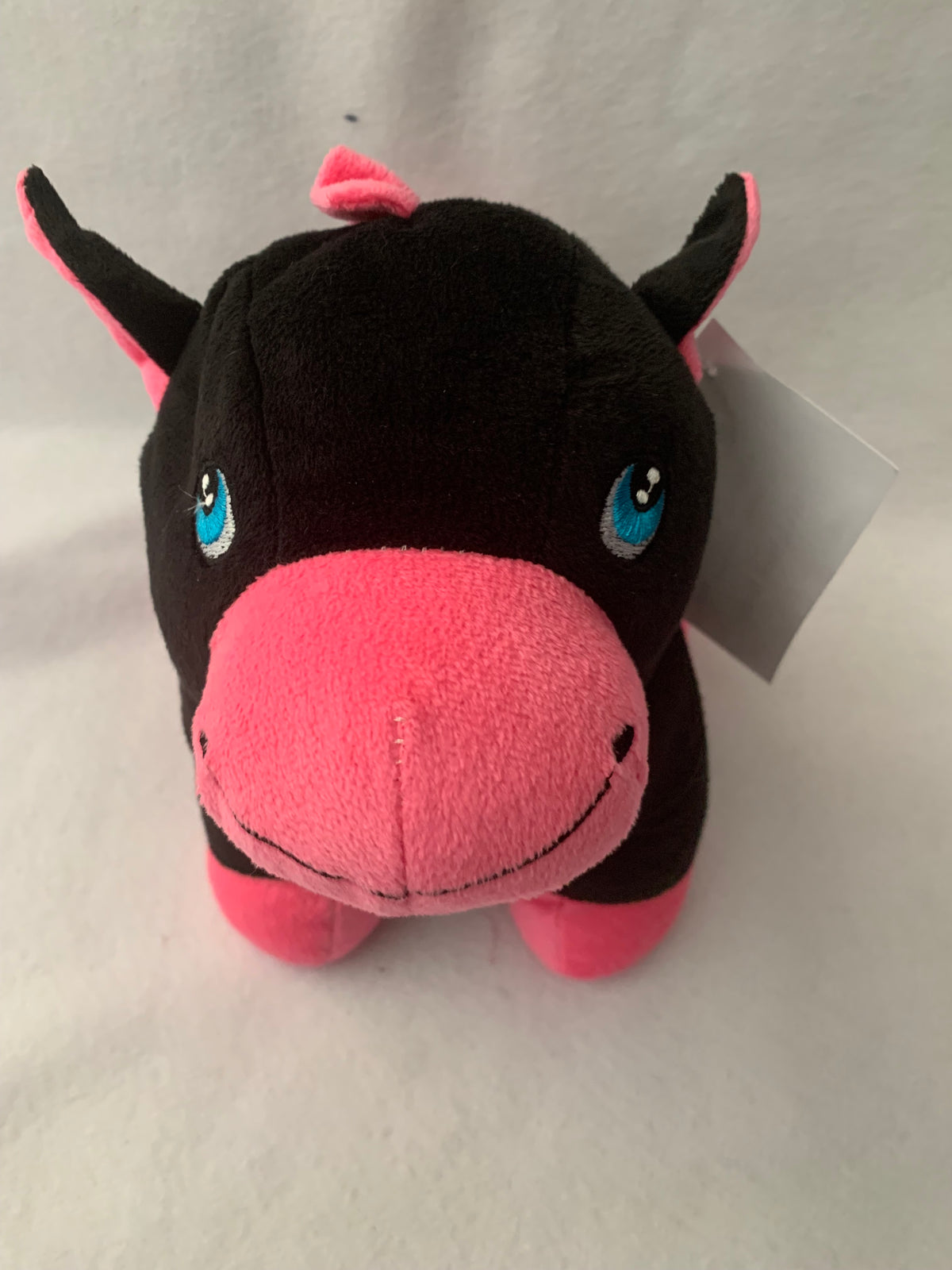Weighted stuffed animal - cow plush with 3, 4 or 6 lbs, washable plush buddy, farm, barn, sleep aide