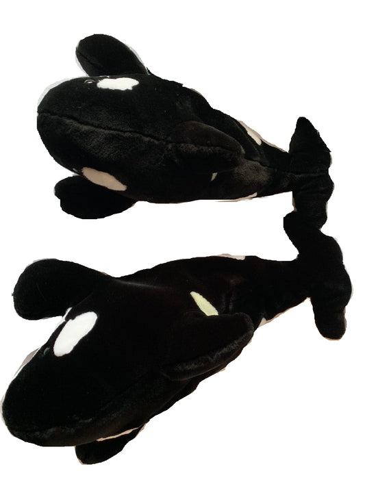 Weighted stuffed animals, Orca Whale with 2-5 lbs,  AUTISM PLUSH FISH, Shamu buddy