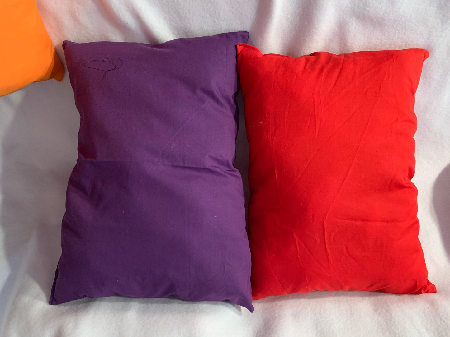 Travel pillow, small cotton/polyester pillow, various colors, child/adult small pillow, lumbar, chemo, flannel, fleece
