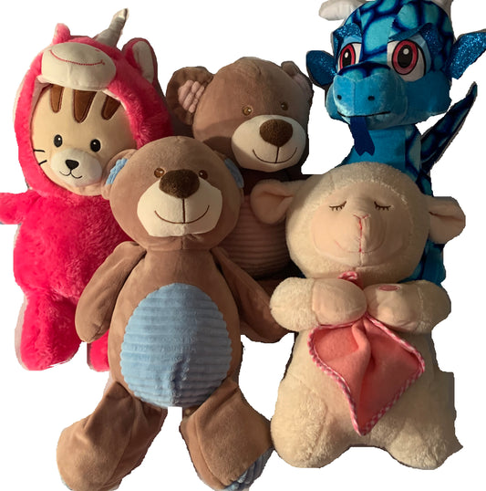 Large Weighted stuffed animal, tiger/unicorn, dragon, teddy bear or lamb with 8 lbs, washable plush, autism toy, jumbo