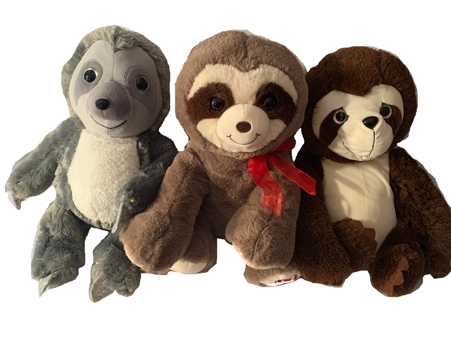 Weighted stuffed animal, plush sloth, choose 5 or 6 lbs, sensory toy, weighted buddy