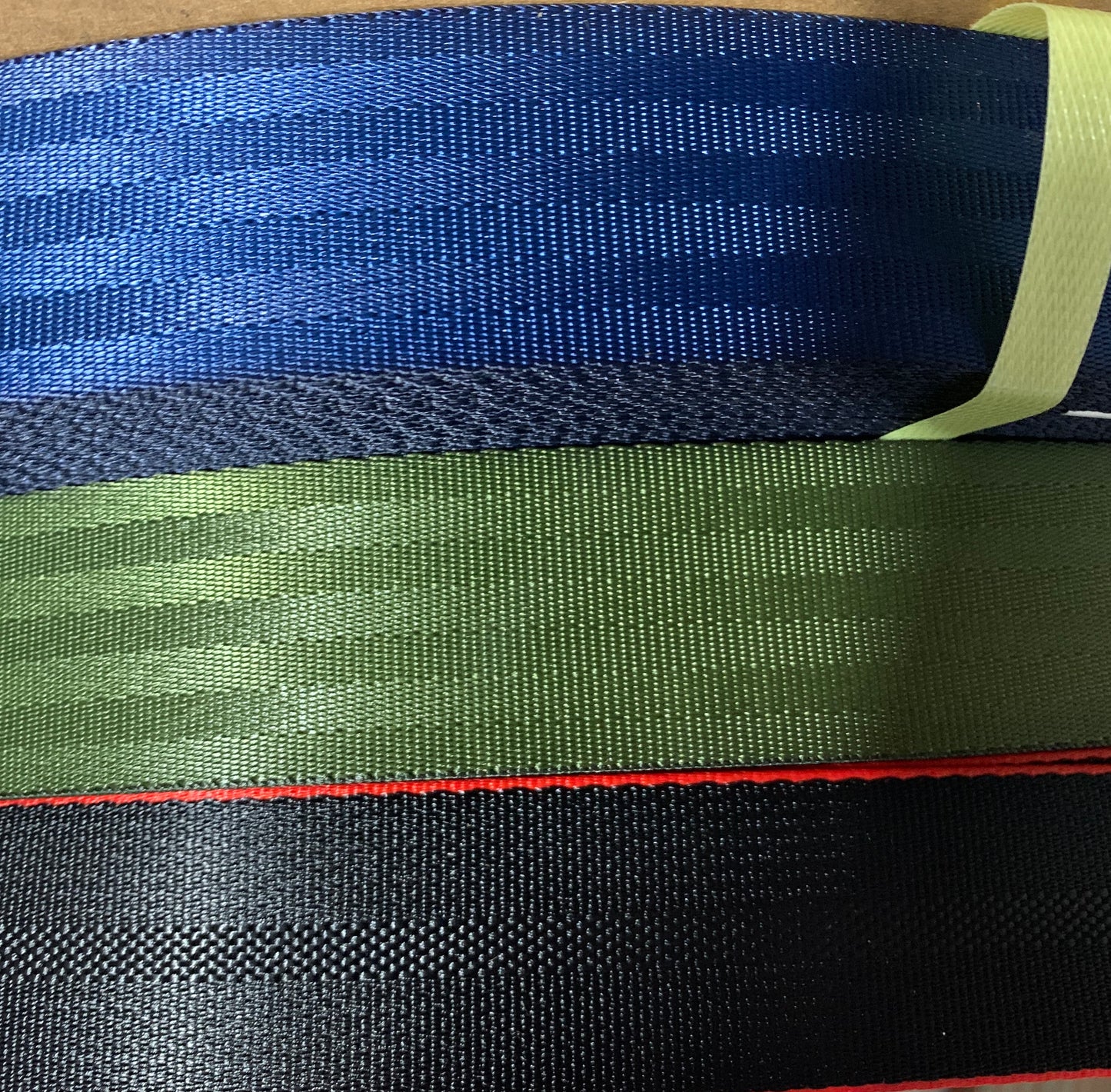 SEAT BELT WEBBING, 5 or 10 yards in various colors, seatbelt strapping, diy craft projects, purse handbags