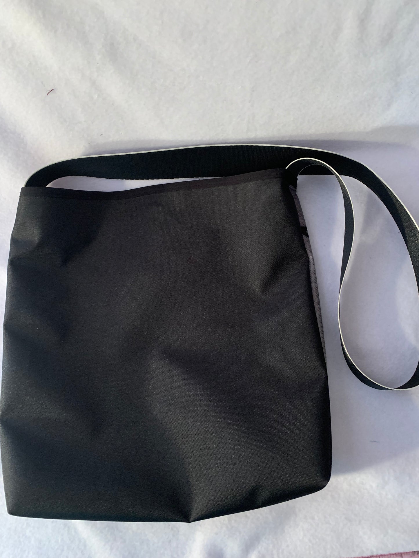 Winter Christmas Themed Tote Bag, cotton linen, Xmas Holiday Shopping Bag with Handles, large sized, reusable grocery bag, seatbelt straps