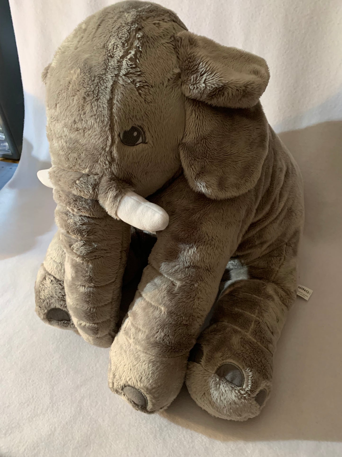 Aunt Sandy's Sewing Weighted Stuffed Animal, Jumbo Elephant with 15 or 20 lbs, Washable Plush Extra Large Buddy