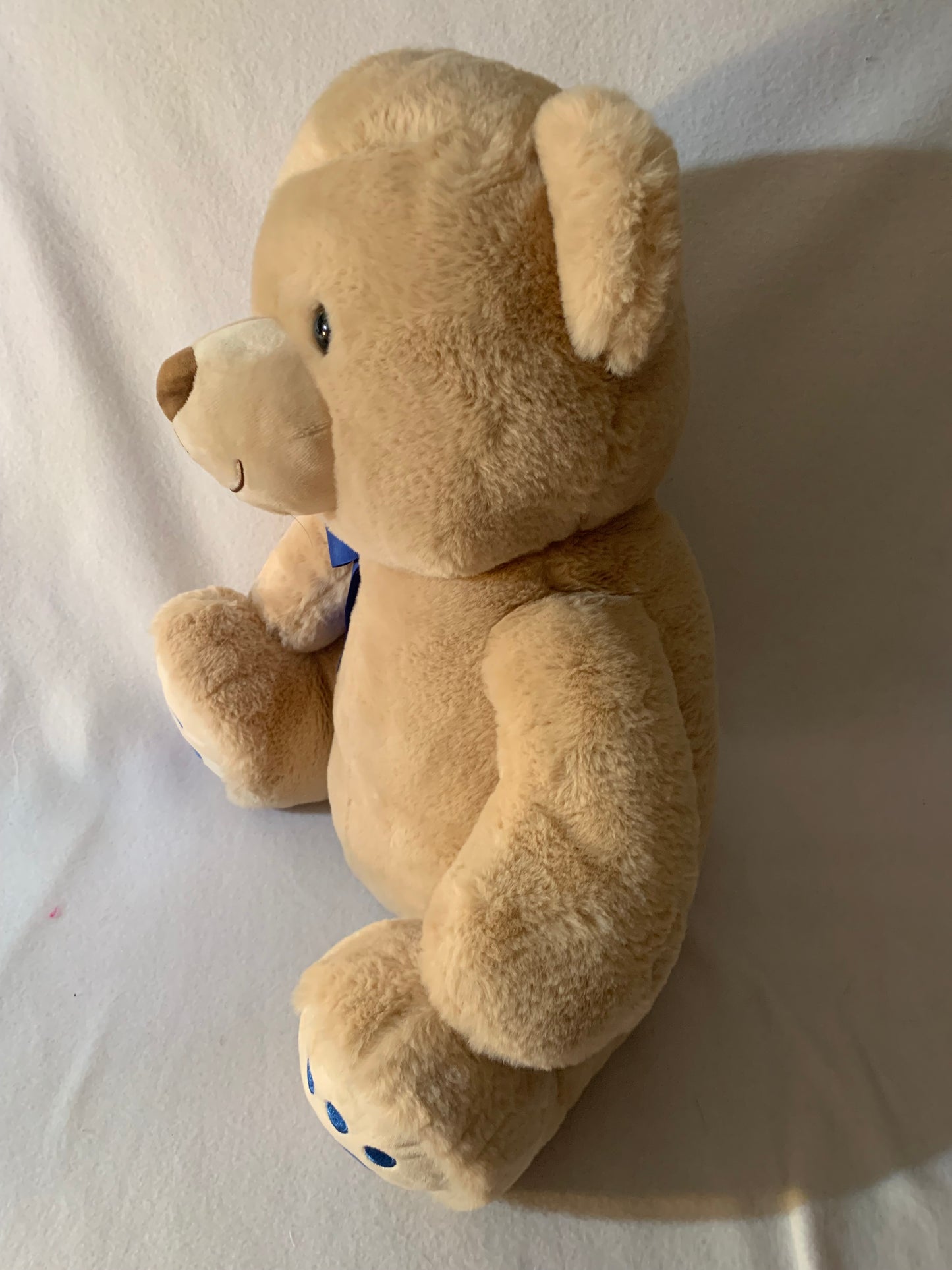 Weighted stuffed animal, jumbo elephant, bear or dog, choose 15 or 20 lbs, large plush buddy, washable