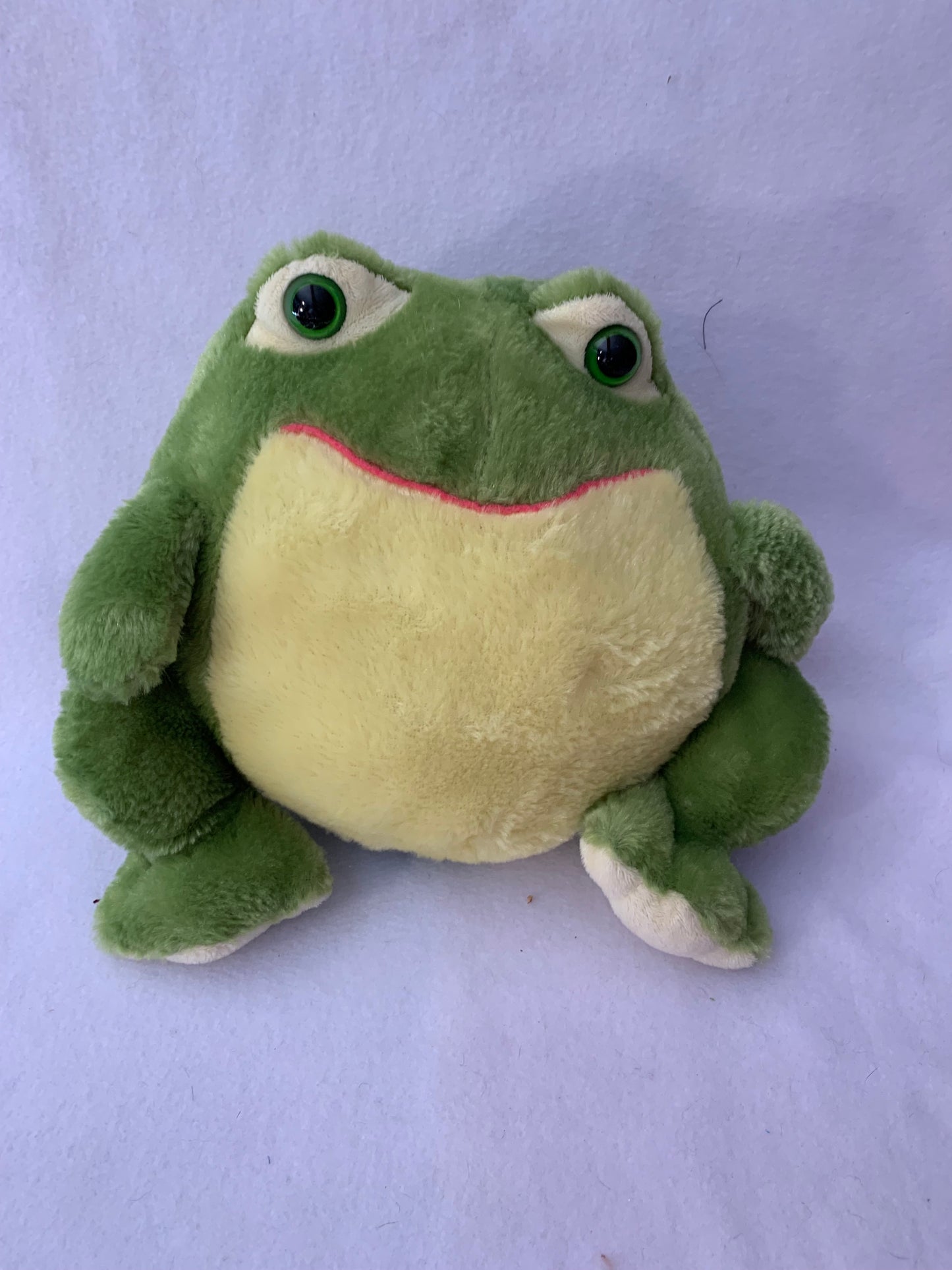 Weighted stuffed animal, frog with 3 lbs, washable plush buddy, various patterns, autism toy