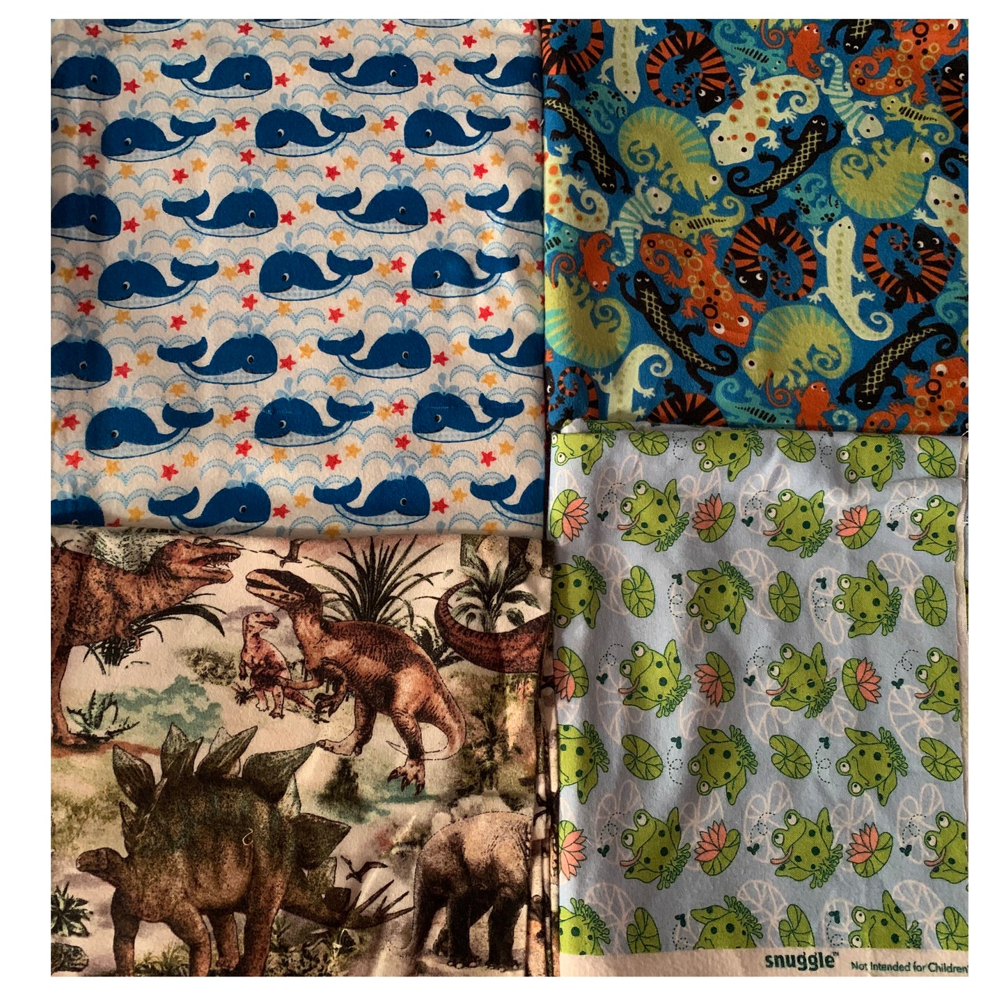 Custom Child's weighted blanket from 5-7 lbs, dinosaurs, whales, frogs, gecko, washable sensory blanket