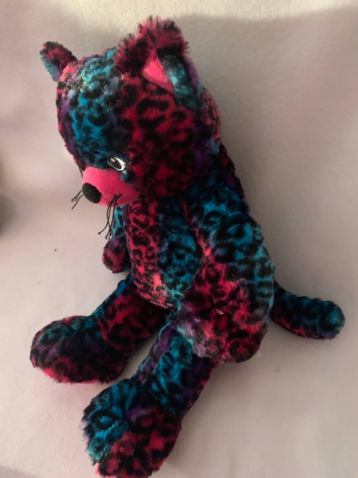 Weighted stuffed animal, leopard or tiger with 4 lbs, Weighted Plush Jungle Cats, washable buddy