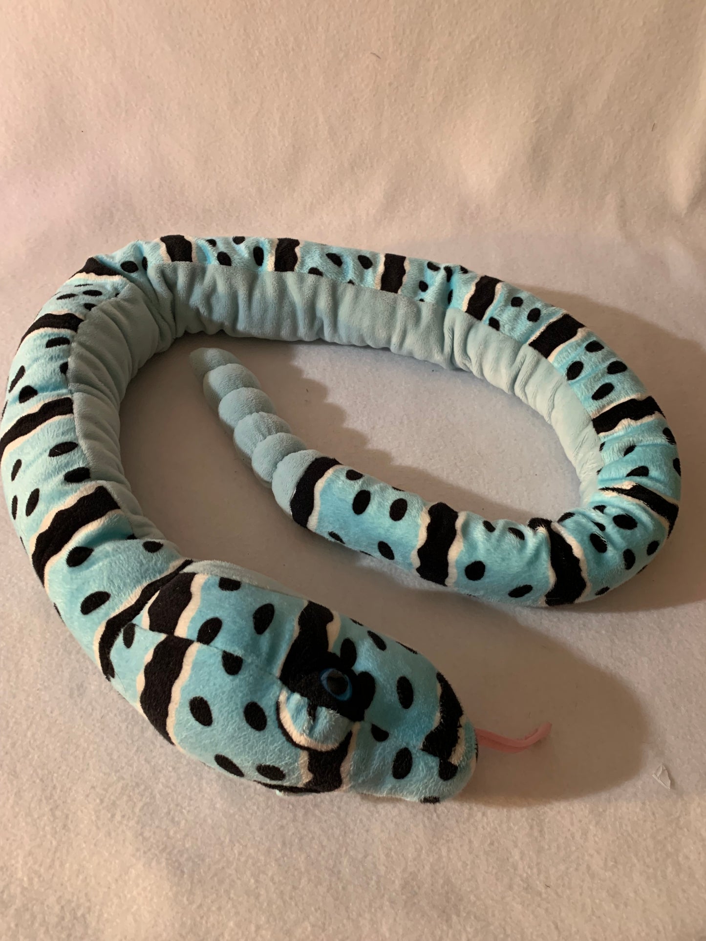 Weighted Stuffed Animal, Plush Snake with 2-3 lbs, long weighted buddy, washable, various colors and patterns, Cobra, Boa Constictor, Python, Corn, Garter, Albino