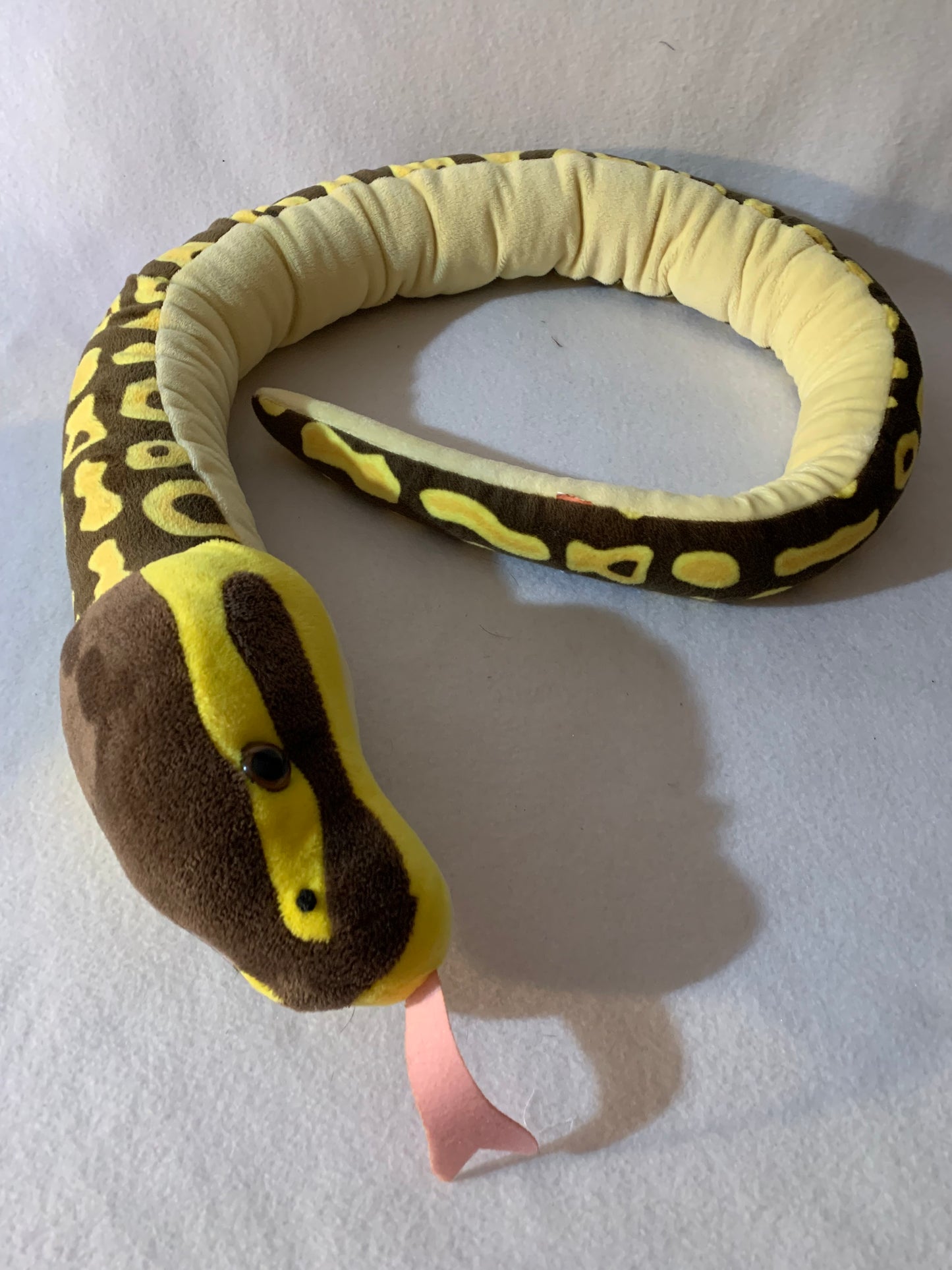 Weighted Stuffed Animal, Plush Snake with 2-3 lbs, long weighted buddy, washable, various colors and patterns, Cobra, Boa Constictor, Python, Corn, Garter, Albino