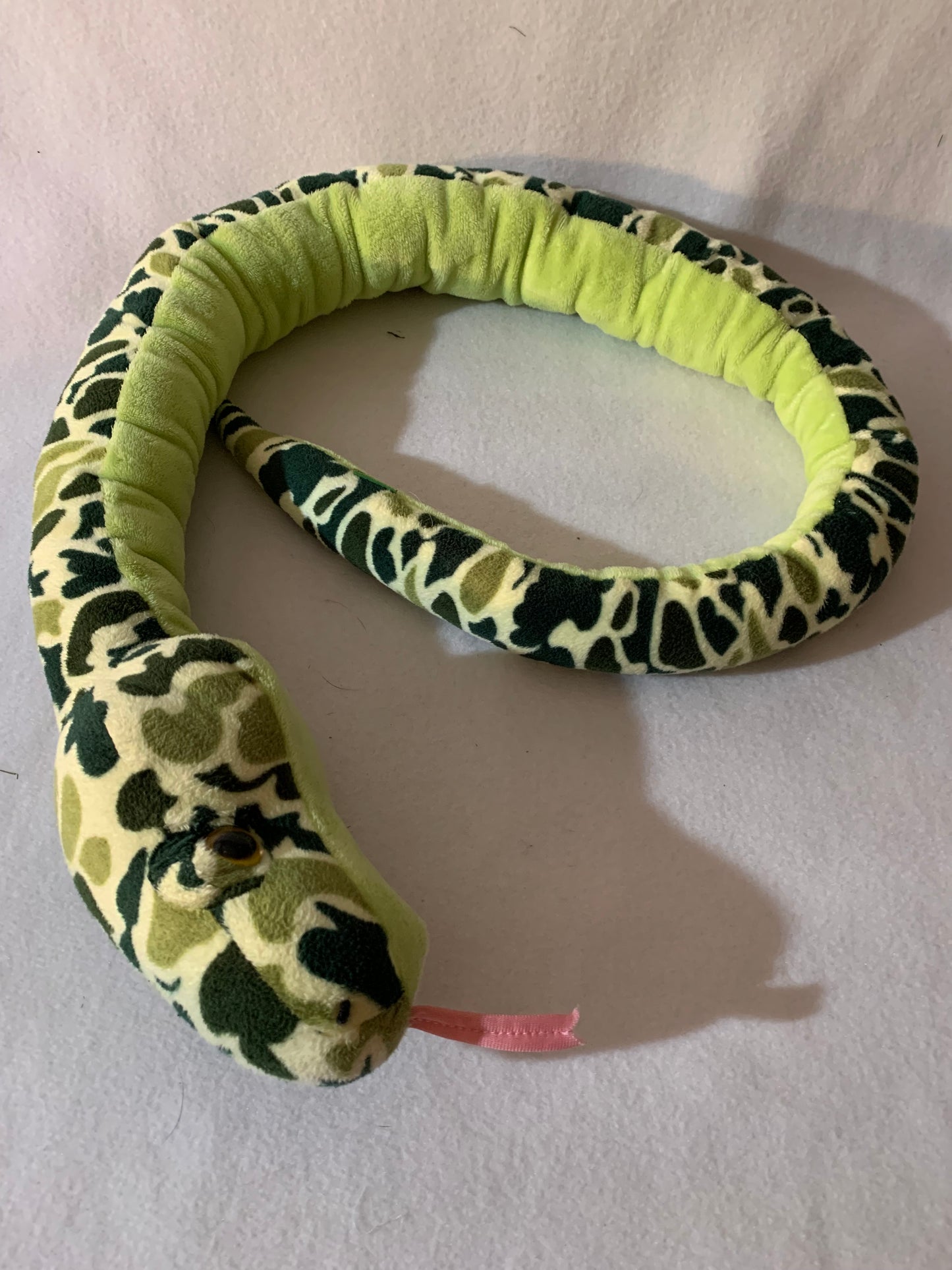 Weighted Stuffed Animal, Plush Snake with 2-3 lbs, long weighted buddy, washable, various colors and patterns, Cobra, Boa Constictor, Python, Corn, Garter, Albino