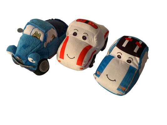 Weighted stuffed animal, plush vehicles with 2 lbs, sensory toy, washable weighted buddy, police, car, truck, ambulance, medical