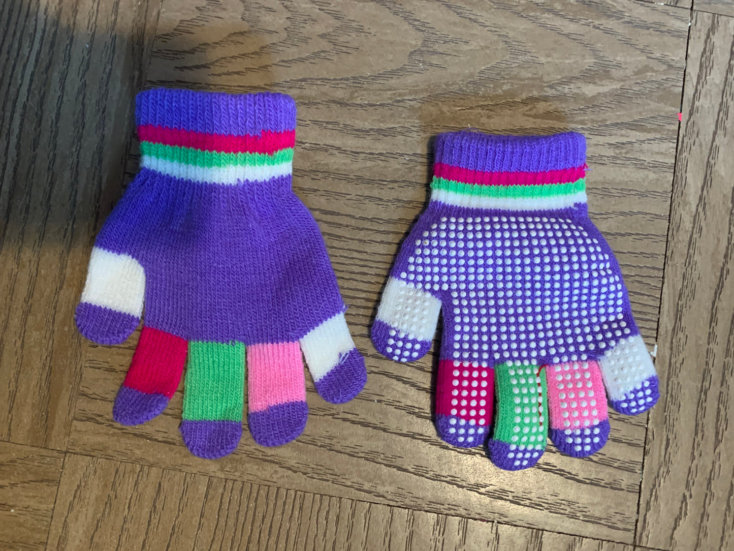 Small weighted glove fidget with marble and poly pellets, washable, various color choices, autism sensory toy