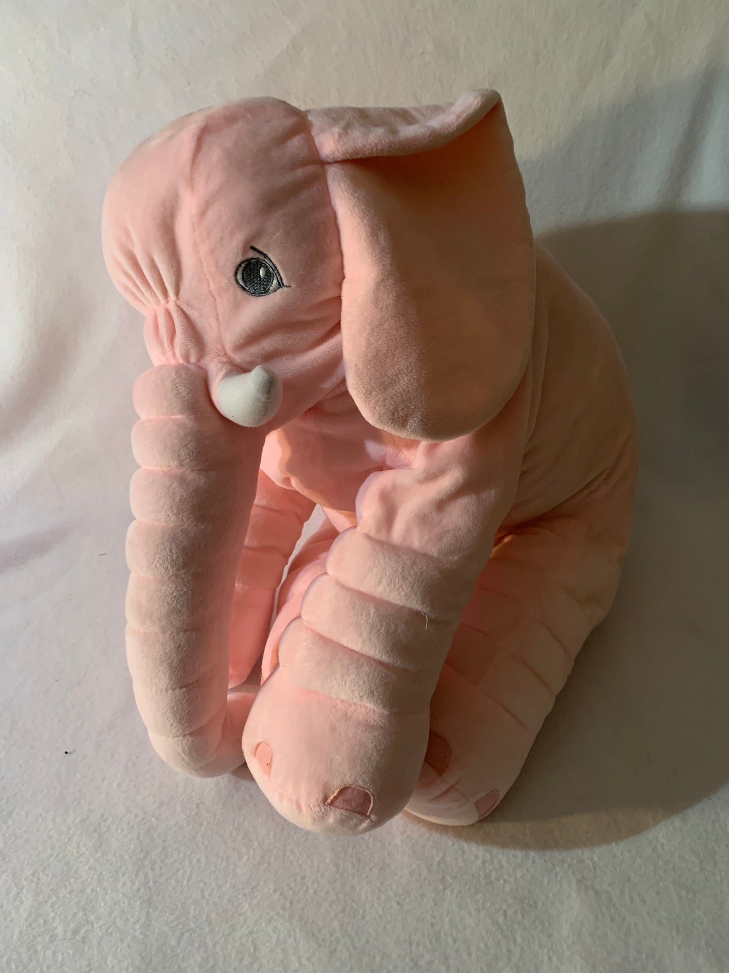 Aunt Sandy's Sewing Weighted Stuffed Animal, Jumbo Elephant with 15 or 20 lbs, Washable Plush Extra Large Buddy