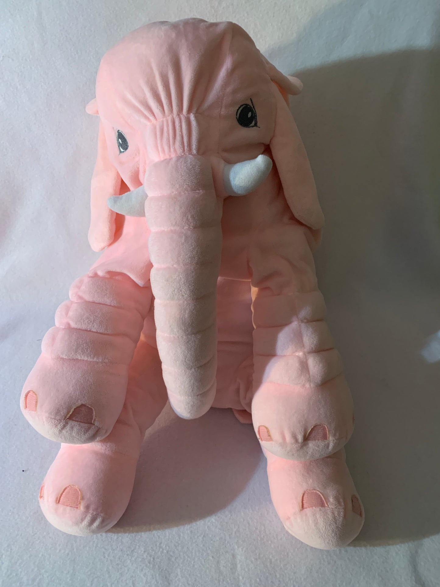 Aunt Sandy's Sewing Weighted Stuffed Animal, Jumbo Elephant with 15 or 20 lbs, Washable Plush Extra Large Buddy