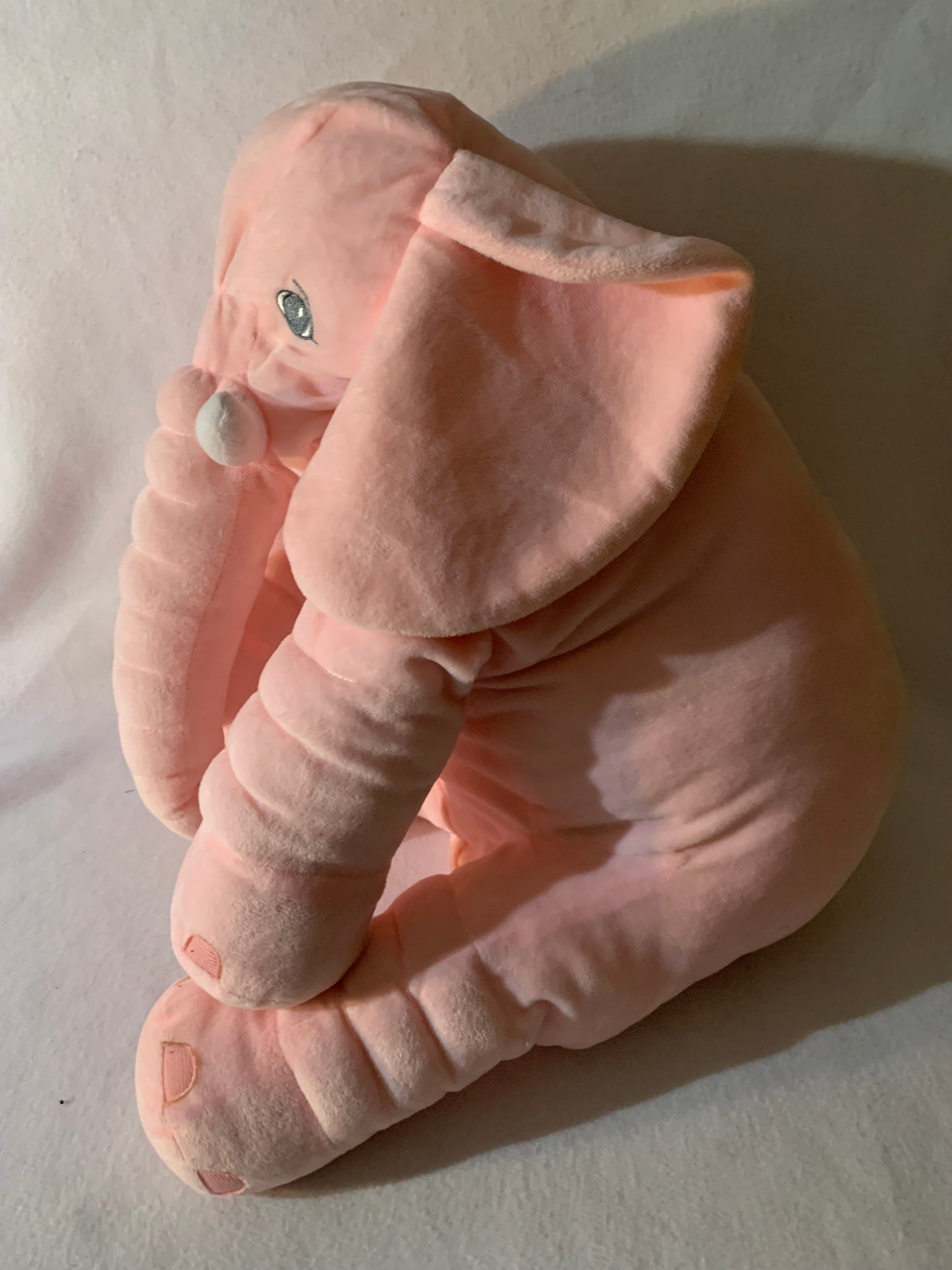 Aunt Sandy's Sewing Weighted Stuffed Animal, Jumbo Elephant with 15 or 20 lbs, Washable Plush Extra Large Buddy