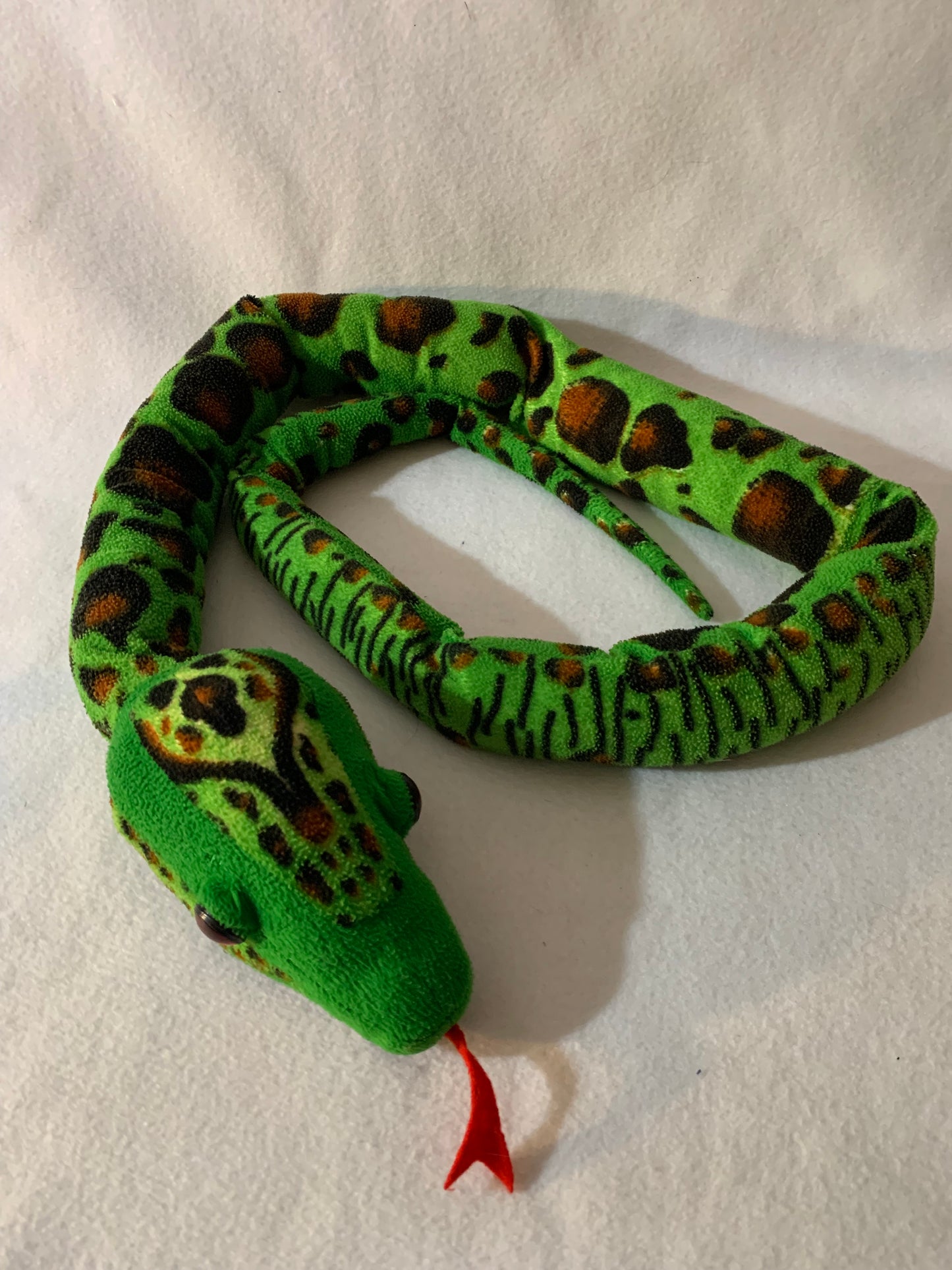 Weighted Stuffed Animal, Plush Snake with 2.5-3 lbs, long weighted buddy, washable, various colors and patterns, Cobra, Boa Constictor, Python, Corn, Garter, Albino