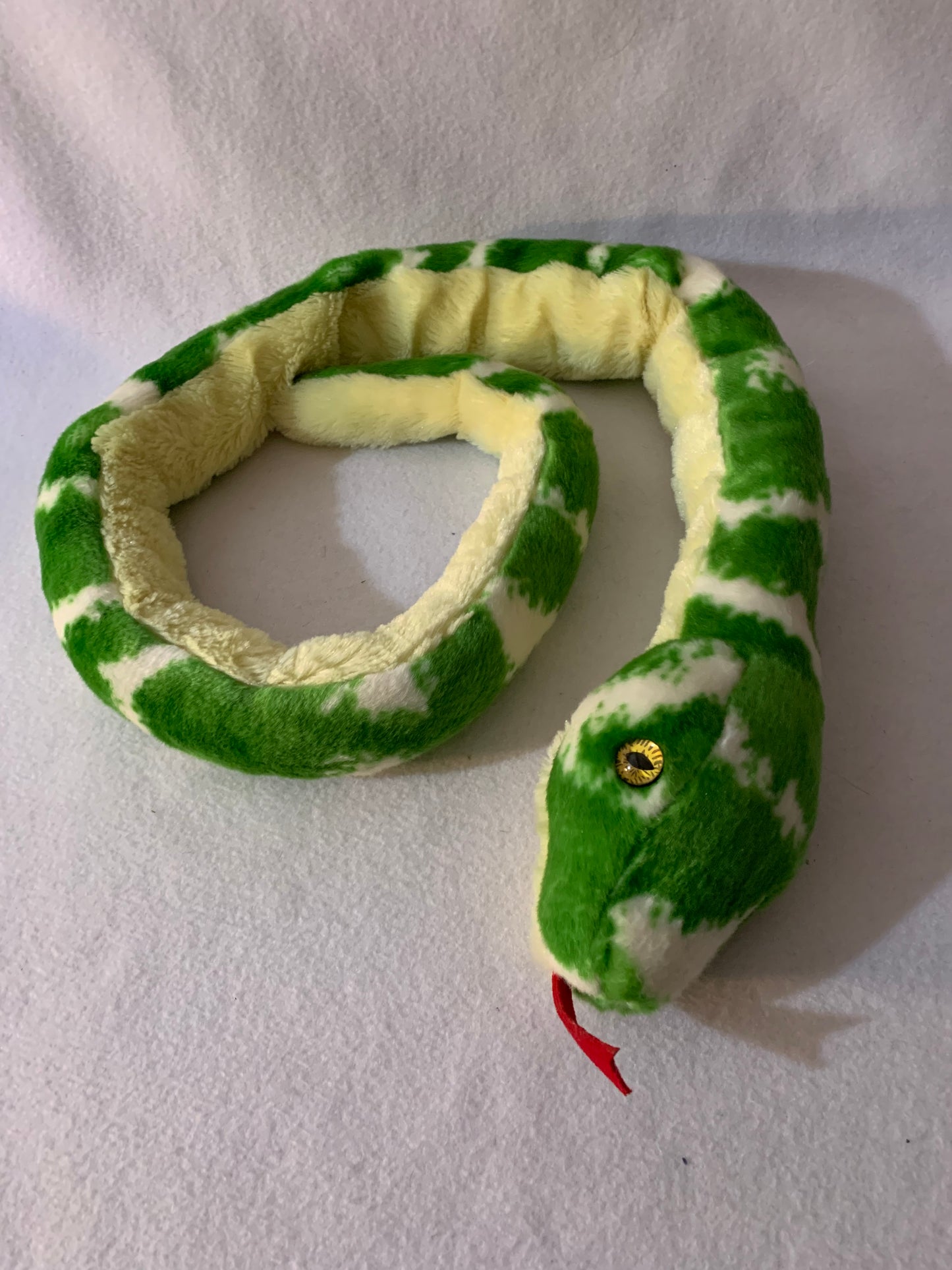 Weighted Stuffed Animal, Plush Snake with 2.5-3 lbs, long weighted buddy, washable, various colors and patterns, Cobra, Boa Constictor, Python, Corn, Garter, Albino