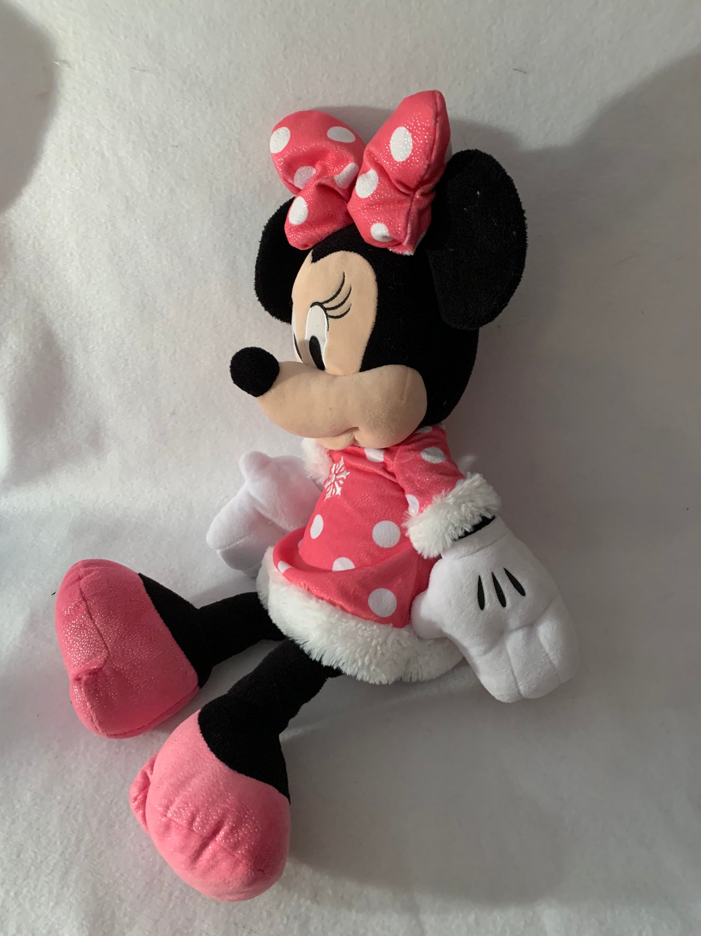 Weighted stuffed animal, Minnie Mouse with 4 lbs, AUTISM SENSORY TOY, washable plush buddy