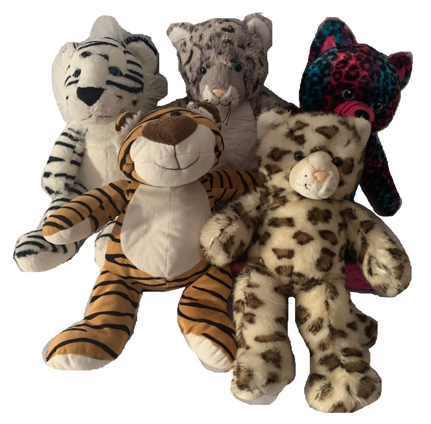 Weighted stuffed animal, leopard or tiger with 4 lbs, Weighted Plush Jungle Cats, washable buddy