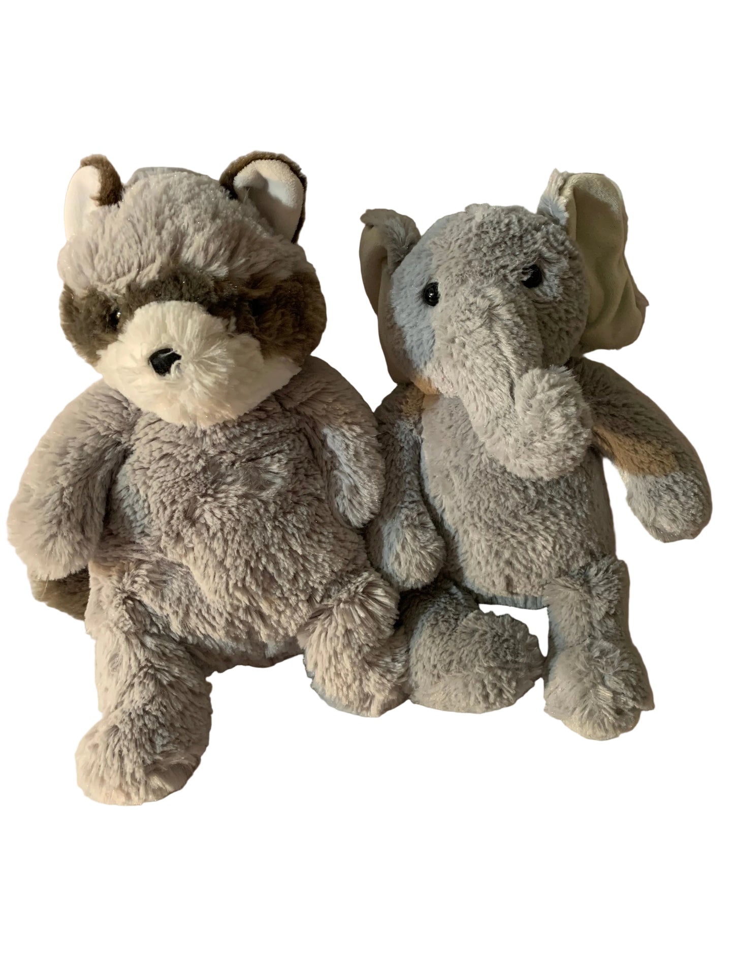 Weighted stuffed animal, sensory toy with 2.5-3 lbs, Raccoon or Elephant, AUTISM WEIGHTED PLUSH