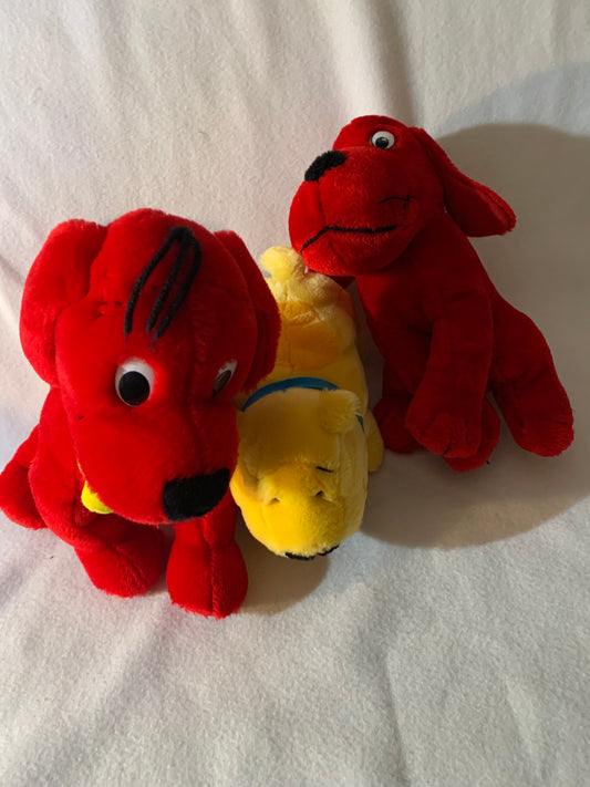 Weighted Stuffed Animal, Clifford or T Bone with 3-5 lbs, Plush Dogs, Washable, Weighted Buddy, Lap Pad for Calming and Sleep