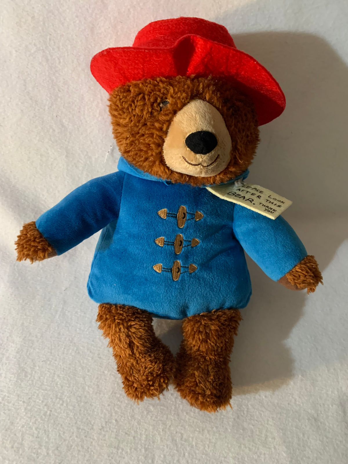 Weighted stuffed animal, Paddington or Corduroy Bear with 3 lbs, washable weighted buddy, AUTISM PLUSH BEAR