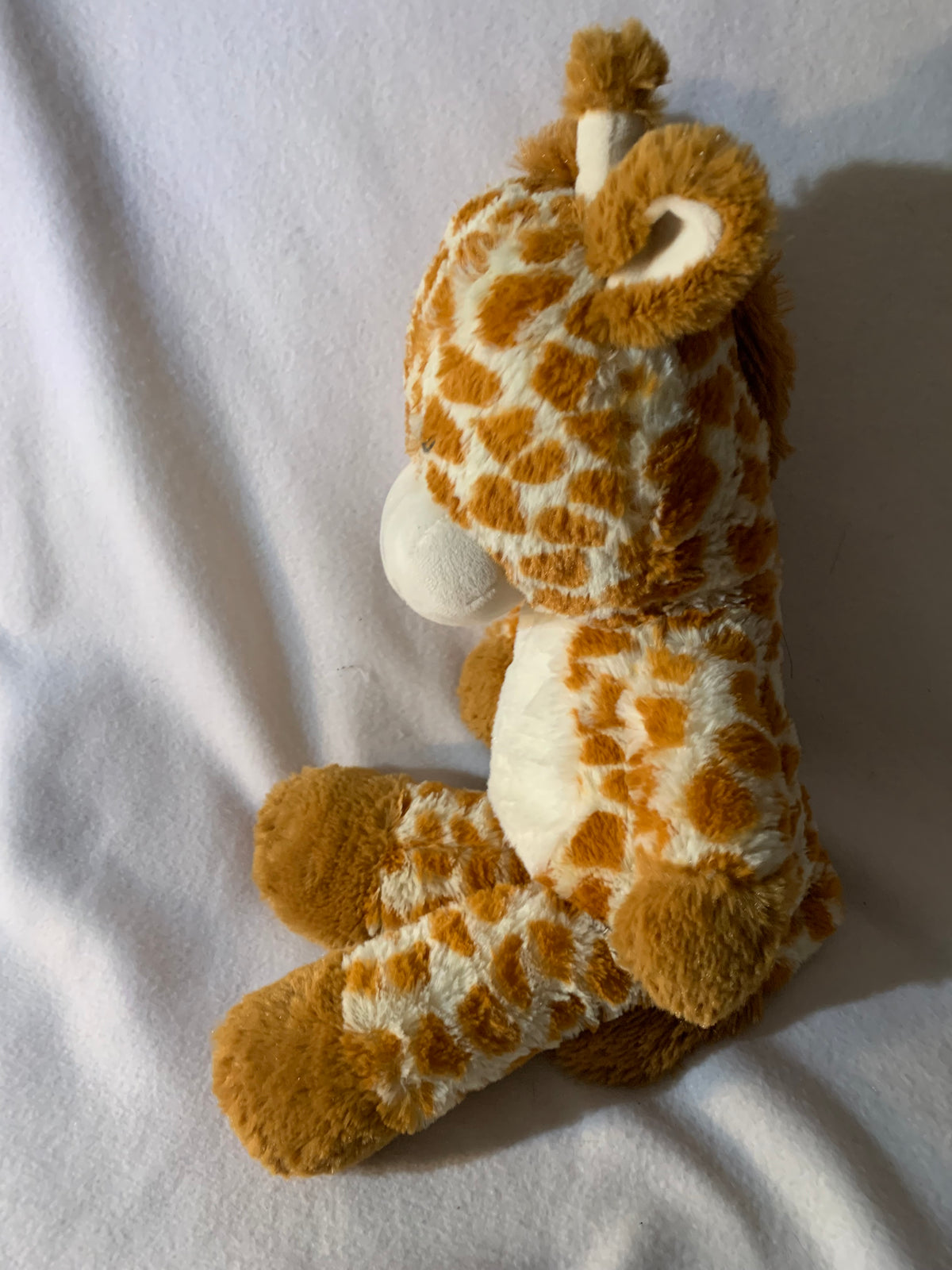 Weighted stuffed animal, Plush giraffe with 3-4 lbs, AUTISM SENSORY TOY, washable buddy
