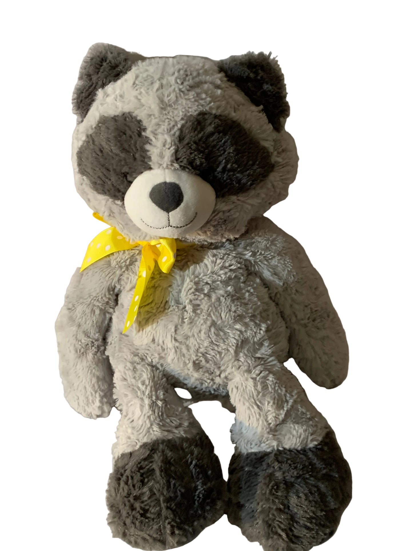 Jumbo WEIGHTED STUFFED ANIMAL, large white tiger, raccoon or dog sensory toy, with 15 lbs, washable