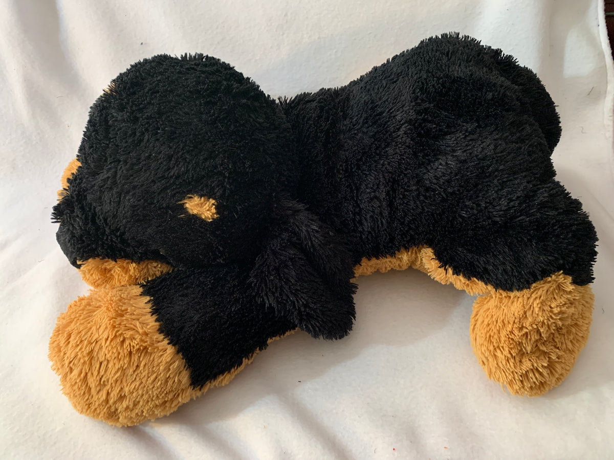 Weighted stuffed animal, Jumbo dog or Monkey with 20 lbs, washable plush buddy extra large sleep aide