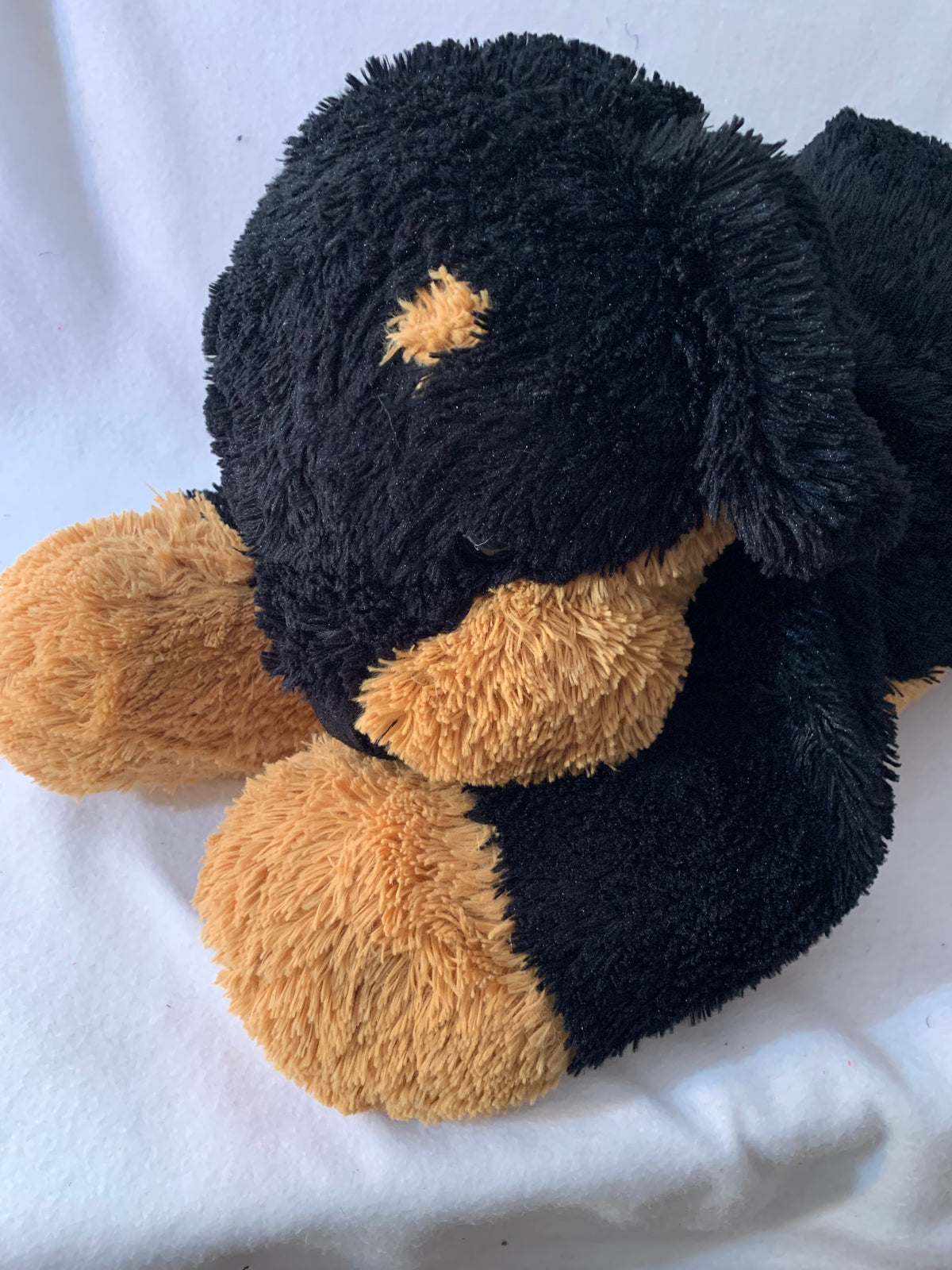 Weighted stuffed animal, Jumbo dog or Monkey with 20 lbs, washable plush buddy extra large sleep aide